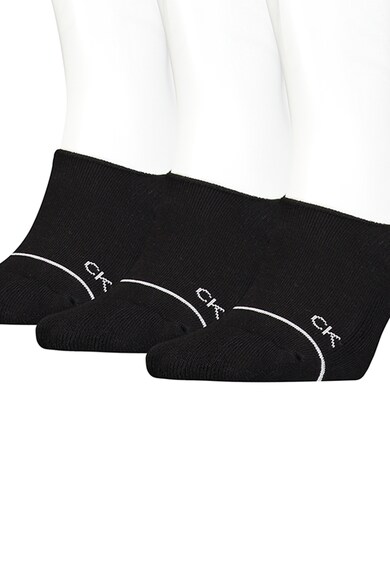 CALVIN KLEIN Изрязани чорапи с монограм - 3 чифта Жени