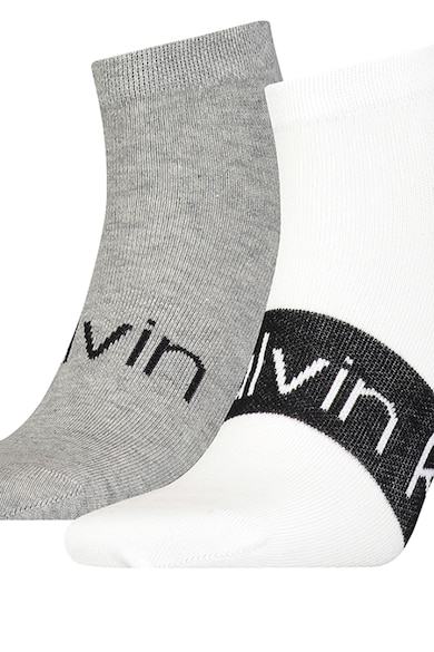 CALVIN KLEIN Унисекс чорапи до глезена с лого - 2 чифта Жени