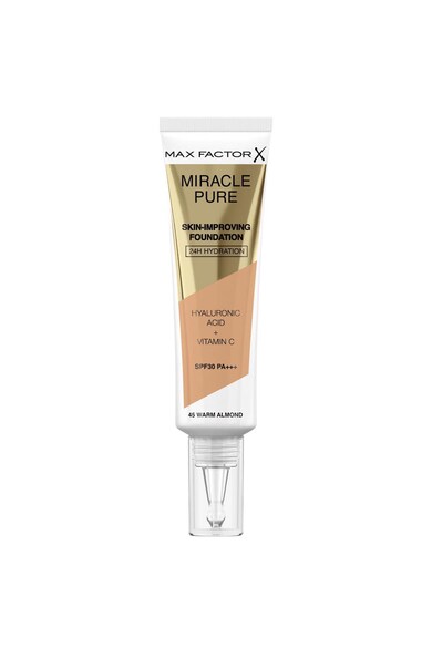Max Factor Фон дьо тен  Miracle Pure 45 Warm Almond, 30 мл Жени