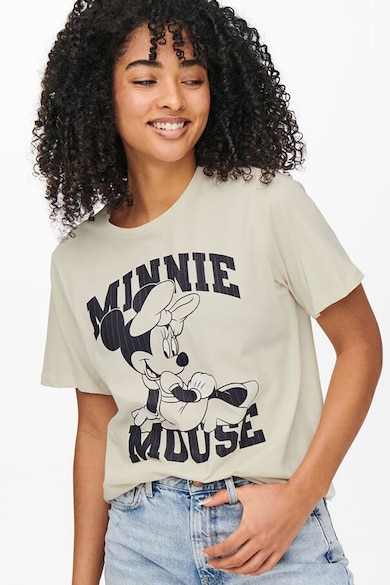 JdY Тениска с щампа на Minnie Mouse Жени