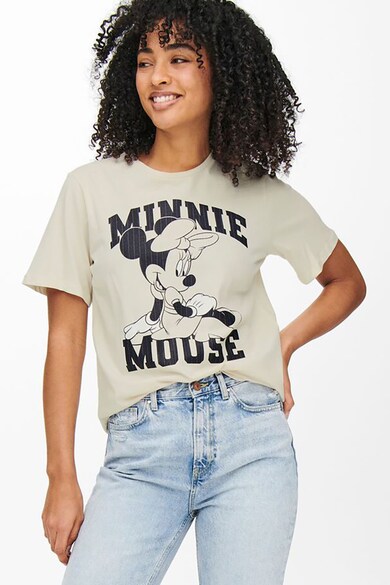 JdY Tricou cu Minnie Mouse Femei