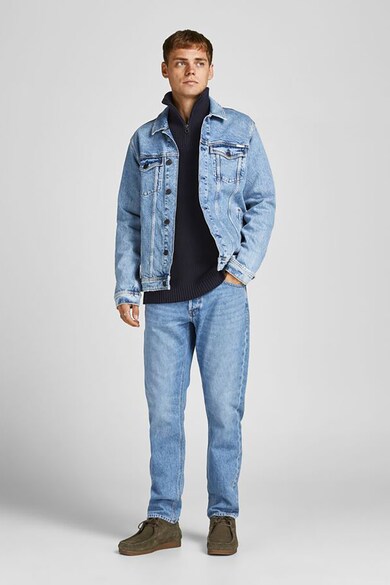 Jack & Jones Mike regular fit farmernadrág középmagas derékrésszel férfi