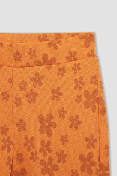 DeFacto Set de pantaloni si bluza cu imprimeu floral Fete