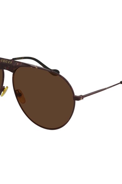 Gucci Слънчеви очила Aviator с плътен цвят Мъже