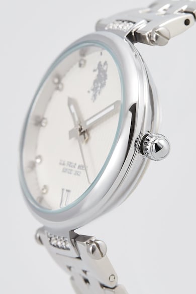 U.S. Polo Assn. Кварцов часовник с циркони Жени