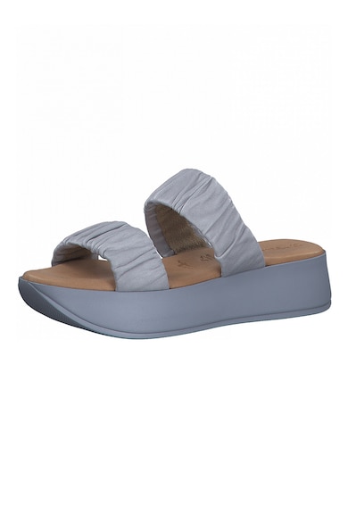 Tamaris Papuci wedge de piele Femei