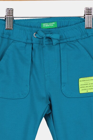 United Colors of Benetton Pantaloni cu buzunare si terminatie elastica Baieti
