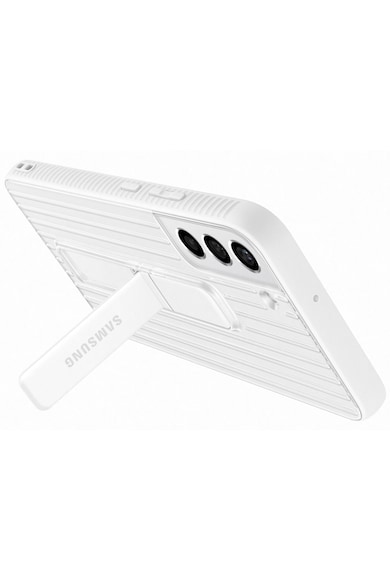 Samsung Husa de protectie  Protective Standing Cover pentru Galaxy S22+, White Barbati