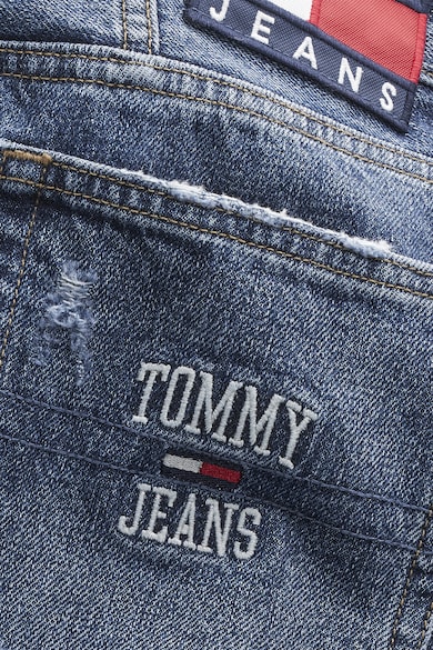 Tommy Jeans Magas derekú szűkülő szárú farmernadrág eldolgozatlan szárvégekkel női