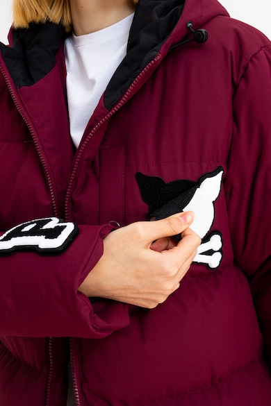 PORC Coach bélelt hosszú télikabát logóval női