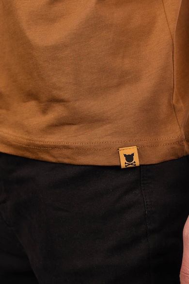 PORC Tricou unisex de bumbac cu logo pe piept Essential Femei