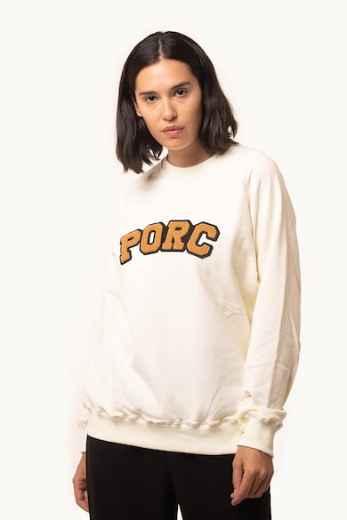 PORC Savage pulóver hímzett logóval női