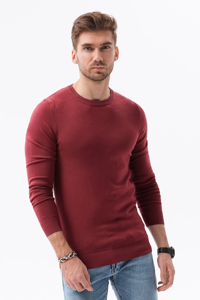 OMBRE Пуловер с овално деколте и фина плетка Мъже