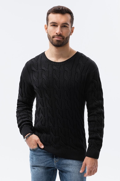 OMBRE Пуловер с плетка осморка Мъже