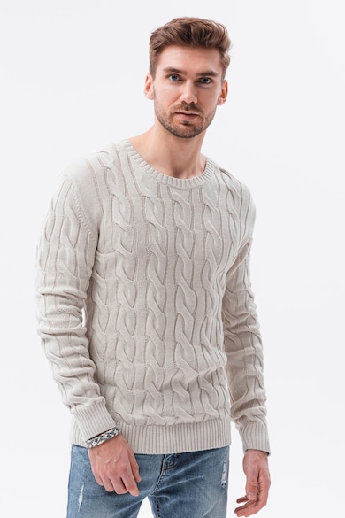 OMBRE Пуловер с плетка осморка Мъже