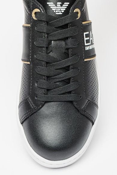 EA7 , Унисекс кожени спортни обувки с перфорации Жени