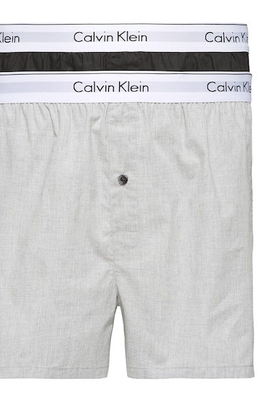 CALVIN KLEIN Памучни боксерки с шарки - 2 чифта Мъже