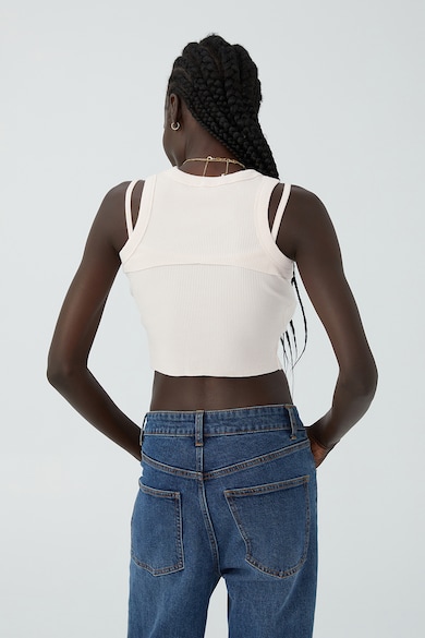 Cotton On Szűk fazonú crop top női