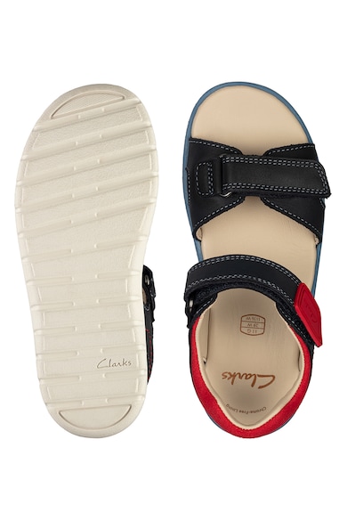 Clarks Sandale de piele cu velcro Roam Surf Baieti