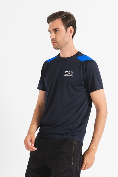 EA7 Kerek nyakú póló logós részlettel férfi