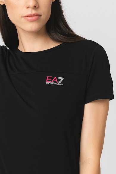 EA7 Modáltartalmú póló logós részletekkel női