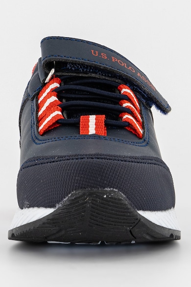 U.S. Polo Assn. Műbőr sneaker textilbetétekkel Fiú