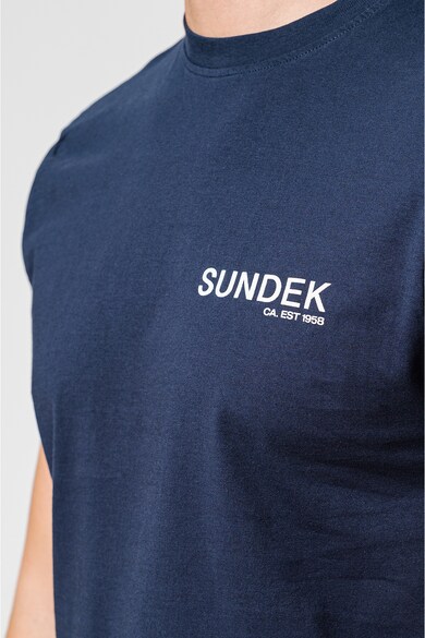 Sundek Памучна тениска с овално деколте Мъже