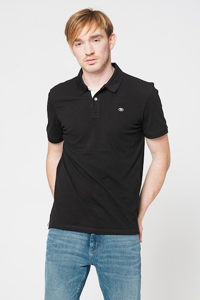 Tom Tailor Tricou polo de bumbac cu logo discret Barbati