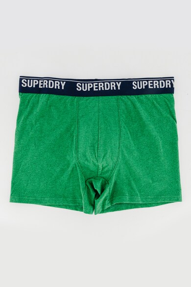 SUPERDRY Set de boxeri din amestec de bumbac organic cu banda logo in talie - 3 perechi Barbati