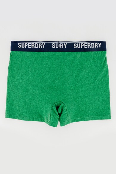 SUPERDRY Set de boxeri din amestec de bumbac organic cu banda logo in talie - 3 perechi Barbati