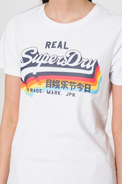 SUPERDRY Tricou de bumbac cu imprimeu logo Femei