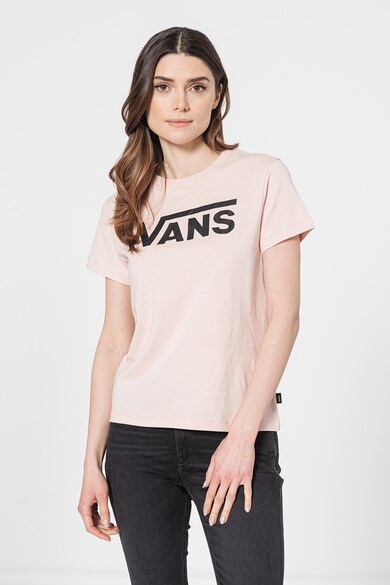 Vans Tricou din bumbac cu imprimeu logo Flying Femei