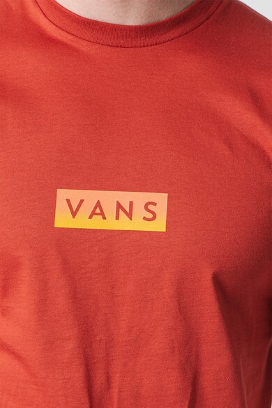 Vans Тениска с овално деколте и контрастна щампа Мъже