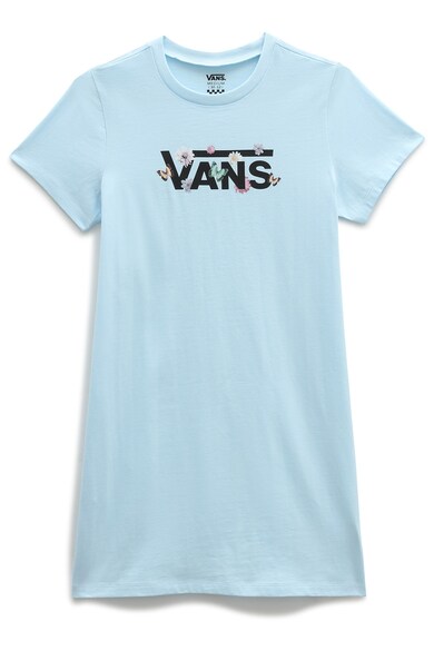 Vans Rochie-tricou cu logo si decolteu la baza gatului Fete