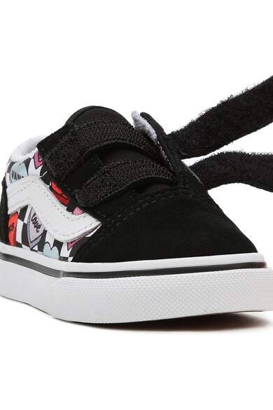 Vans Tenisi cu velcro si detalii contrastante Old Skool Baieti