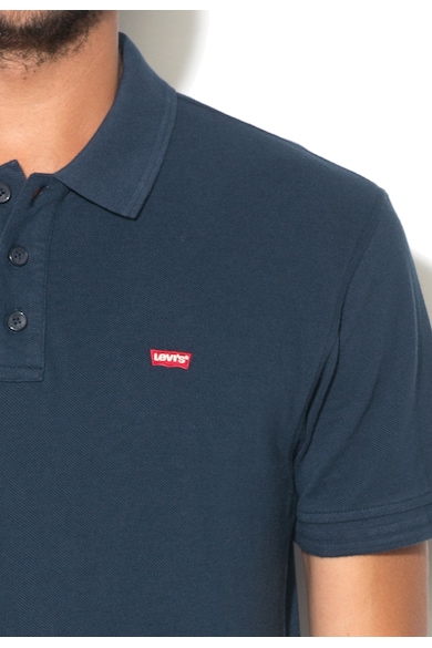 Levi's Tricou polo bleumarin cu logo Barbati