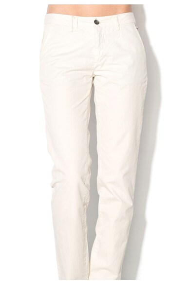 Pepe Jeans London Pantaloni chino alb murdar Colfrax Femei