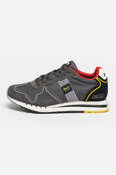 Colorblock 981 Quartz colorblock dizájnos sneaker - Blauer (S2QUARTZ01-TEX-BLK-REY)