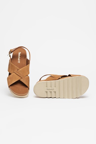 Timberland Sandale flatform de piele Santa Monica Femei