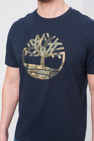 Timberland Tricou cu decolteu la baza gatului si imprimeu logo Barbati