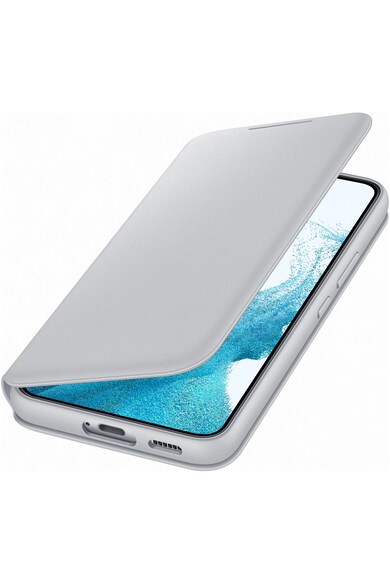 Samsung Husa de protectie  Smart LED View Cover pentru Galaxy S22, Light Gray Femei