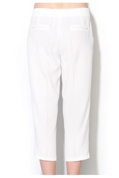 Silvian Heach Collection, Pantaloni capri alb unt Dominguez Femei