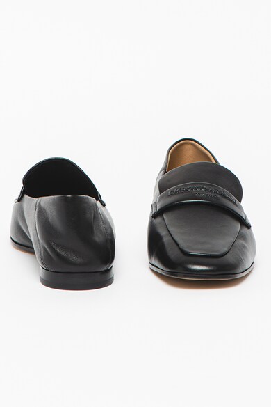 Emporio Armani Pantofi loafer din piele cu logo in relief Femei