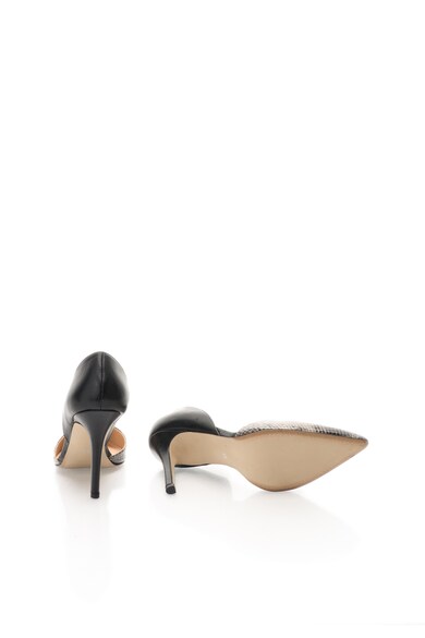 Versace 19.69 Abbigliamento Sportivo Pantofi D'Orsay negru cu bej cu model tip reptila Naomi Femei