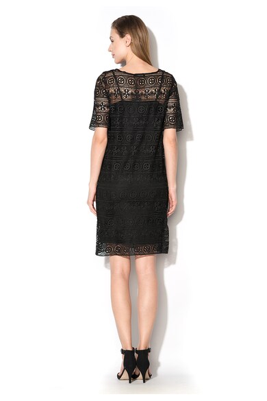 b.young Rochie neagra crosetata Jovela Femei