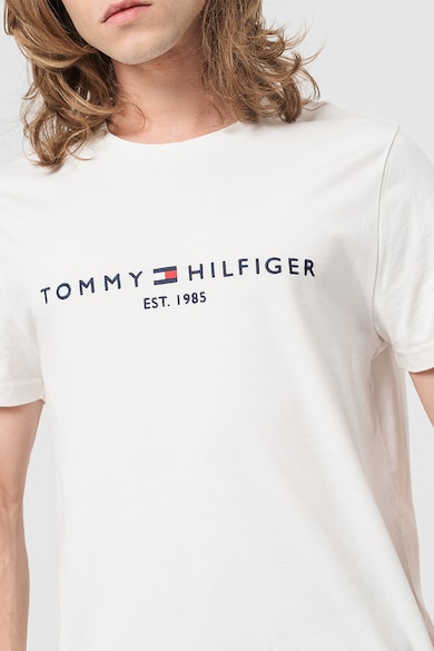 Tommy Hilfiger Organikuspamut póló hímzett logóval férfi
