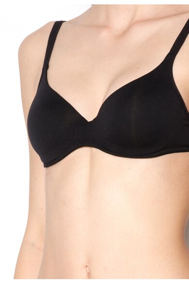 Undercolors of Benetton Sutien negru cu burete Femei