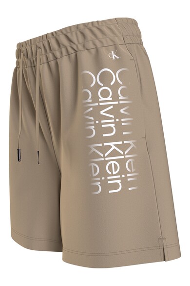 CALVIN KLEIN Памучен къс панталон с лого Момчета