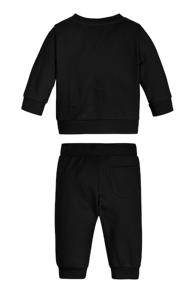 Tommy Hilfiger Set de pantaloni sport si bluza sport din bumbac organic cu imprimeu logo - 2 piese Baieti