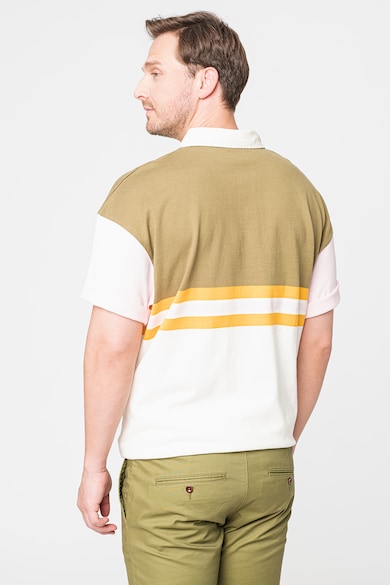 Gant Тениска с дизайн с цветен блок и яка Мъже